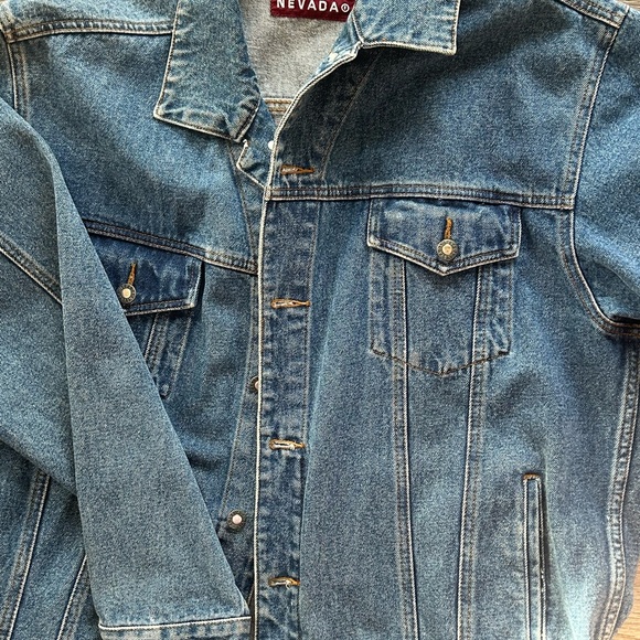 Vintage men’s denim jacket size L - Picture 2 of 3
